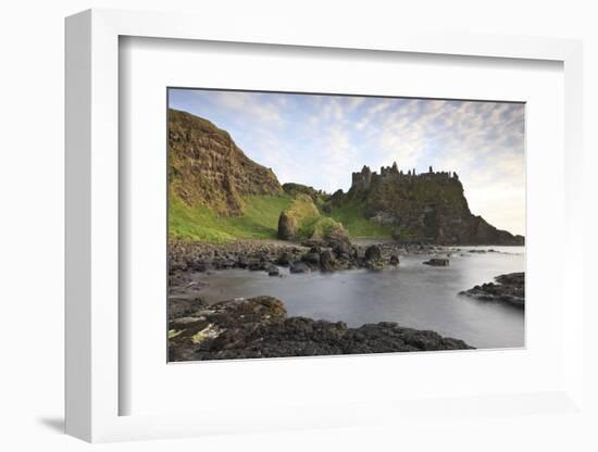 Dunluce Castle, County Antrim, Ulster, Northern Ireland, United Kingdom, Europe-Carsten Krieger-Framed Photographic Print