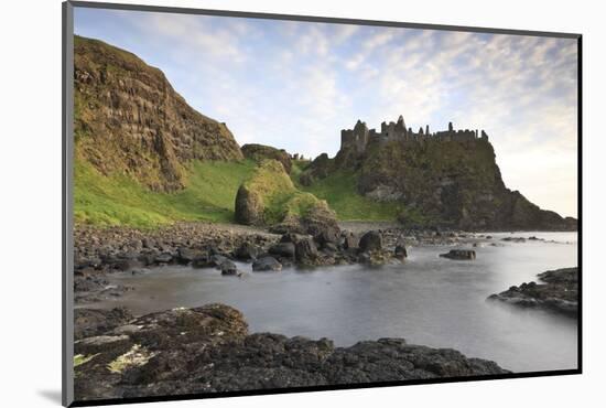 Dunluce Castle, County Antrim, Ulster, Northern Ireland, United Kingdom, Europe-Carsten Krieger-Mounted Photographic Print