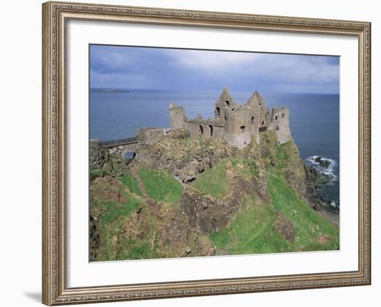 Dunluce Castle, County Antrim, Ulster, Northern Ireland, United Kingdom-Roy Rainford-Framed Photographic Print