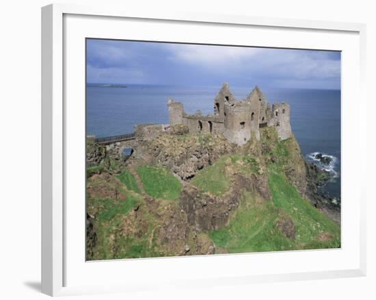 Dunluce Castle, County Antrim, Ulster, Northern Ireland, United Kingdom-Roy Rainford-Framed Photographic Print