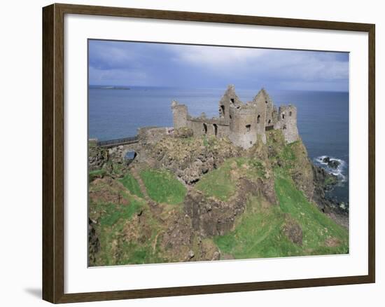 Dunluce Castle, County Antrim, Ulster, Northern Ireland, United Kingdom-Roy Rainford-Framed Photographic Print