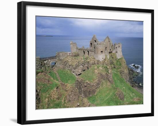 Dunluce Castle, County Antrim, Ulster, Northern Ireland, United Kingdom-Roy Rainford-Framed Photographic Print