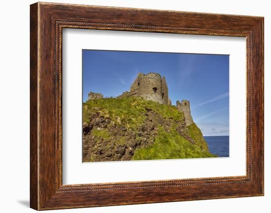 Dunluce Castle, near Portrush, County Antrim, Ulster, Northern Ireland, United Kingdom, Europe-Nigel Hicks-Framed Photographic Print