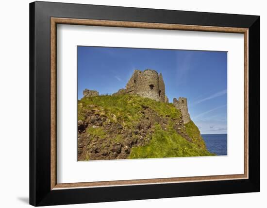 Dunluce Castle, near Portrush, County Antrim, Ulster, Northern Ireland, United Kingdom, Europe-Nigel Hicks-Framed Photographic Print