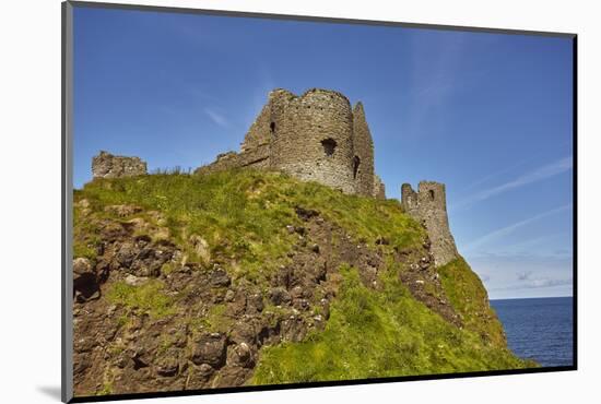 Dunluce Castle, near Portrush, County Antrim, Ulster, Northern Ireland, United Kingdom, Europe-Nigel Hicks-Mounted Photographic Print