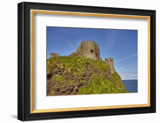 Dunluce Castle, near Portrush, County Antrim, Ulster, Northern Ireland, United Kingdom, Europe-Nigel Hicks-Framed Photographic Print