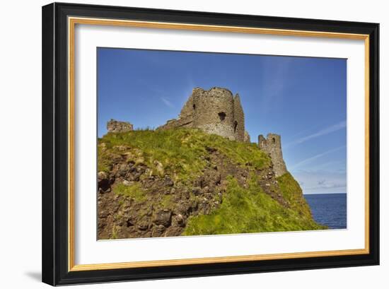 Dunluce Castle, near Portrush, County Antrim, Ulster, Northern Ireland, United Kingdom, Europe-Nigel Hicks-Framed Photographic Print
