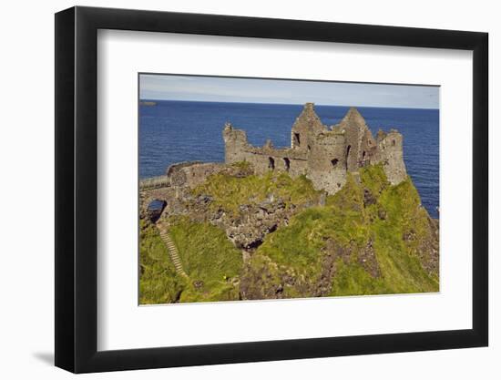 Dunluce Castle, near Portrush, County Antrim, Ulster, Northern Ireland, United Kingdom, Europe-Nigel Hicks-Framed Photographic Print