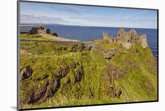 Dunluce Castle, near Portrush, County Antrim, Ulster, Northern Ireland, United Kingdom, Europe-Nigel Hicks-Mounted Photographic Print