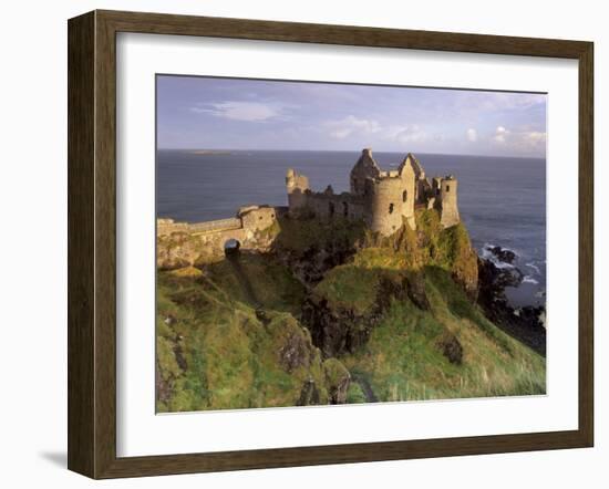 Dunluce Castle,Portrush, County Antrim, Ulster, Northern Ireland, UK-Patrick Dieudonne-Framed Photographic Print