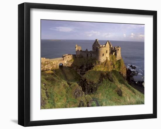 Dunluce Castle,Portrush, County Antrim, Ulster, Northern Ireland, UK-Patrick Dieudonne-Framed Photographic Print