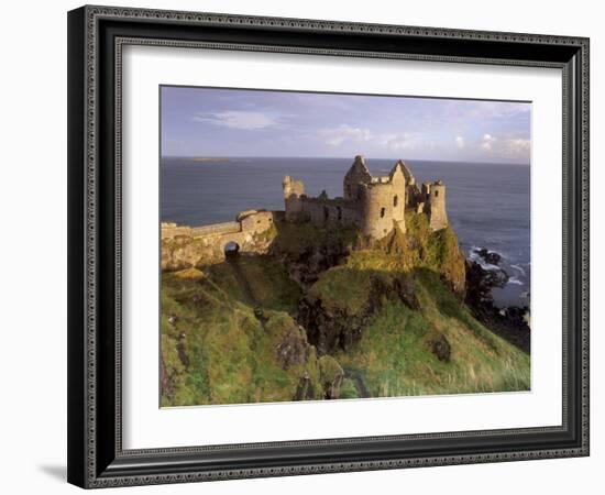 Dunluce Castle,Portrush, County Antrim, Ulster, Northern Ireland, UK-Patrick Dieudonne-Framed Photographic Print