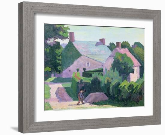 Dunn's Cottage-Robert Polhill Bevan-Framed Giclee Print