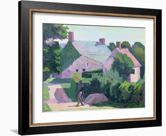 Dunn's Cottage-Robert Polhill Bevan-Framed Giclee Print