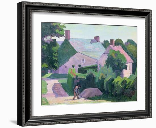 Dunn's Cottage-Robert Polhill Bevan-Framed Giclee Print