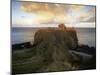 Dunnottar Castle, Dating from the 14th Century, at Sunset, Aberdeenshire, Scotland, United Kingdom-Patrick Dieudonne-Mounted Photographic Print