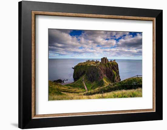 Dunnottar Castle Outside of Stonehaven, Aberdeenshire, Scotland, United Kingdom, Europe-Jim Nix-Framed Photographic Print