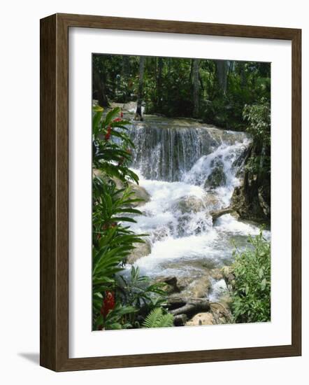 Dunns River Falls, Ocho Rios, Jamaica, West Indies, Caribbean, Central America-Harding Robert-Framed Photographic Print