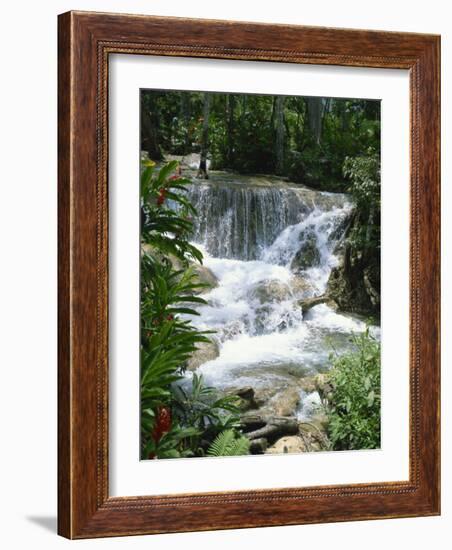 Dunns River Falls, Ocho Rios, Jamaica, West Indies, Caribbean, Central America-Harding Robert-Framed Photographic Print