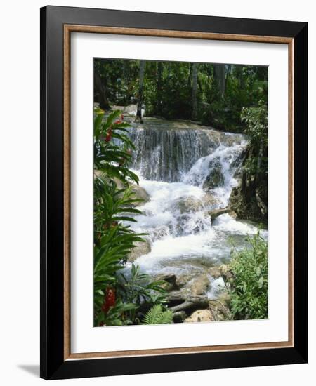 Dunns River Falls, Ocho Rios, Jamaica, West Indies, Caribbean, Central America-Harding Robert-Framed Photographic Print