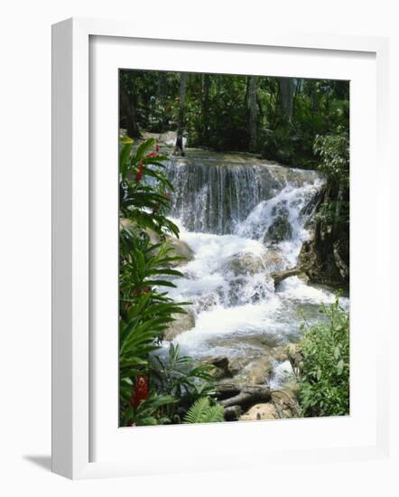 Dunns River Falls, Ocho Rios, Jamaica, West Indies, Caribbean, Central America-Harding Robert-Framed Photographic Print