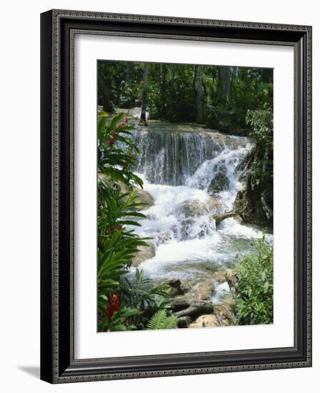 Dunns River Falls, Ocho Rios, Jamaica, West Indies, Caribbean, Central America-Harding Robert-Framed Photographic Print