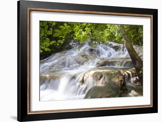 Dunns River Falls, Ocho Rios, Jamaica, West Indies, Caribbean, Central America-Doug Pearson-Framed Photographic Print