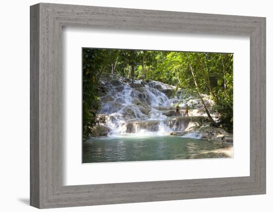 Dunns River Falls, Ocho Rios, Jamaica, West Indies, Caribbean, Central America-Doug Pearson-Framed Premium Photographic Print