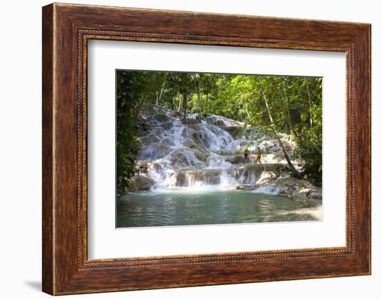 Dunns River Falls, Ocho Rios, Jamaica, West Indies, Caribbean, Central America-Doug Pearson-Framed Photographic Print