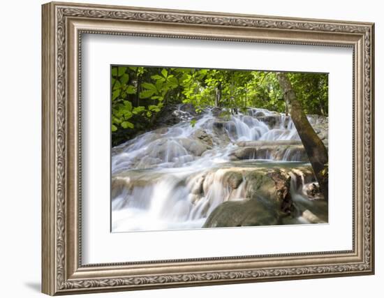 Dunns River Falls, Ocho Rios, Jamaica, West Indies, Caribbean, Central America-Doug Pearson-Framed Photographic Print