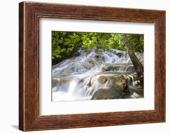 Dunns River Falls, Ocho Rios, Jamaica, West Indies, Caribbean, Central America-Doug Pearson-Framed Photographic Print