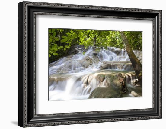 Dunns River Falls, Ocho Rios, Jamaica, West Indies, Caribbean, Central America-Doug Pearson-Framed Photographic Print