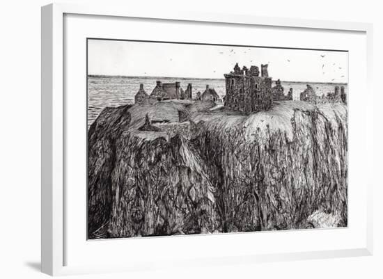 Dunottar Castle, 2007-Vincent Alexander Booth-Framed Giclee Print