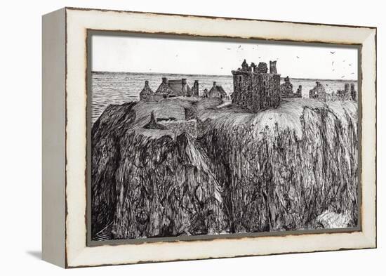 Dunottar Castle, 2007-Vincent Alexander Booth-Framed Premier Image Canvas