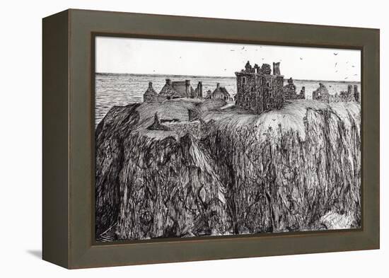 Dunottar Castle, 2007-Vincent Alexander Booth-Framed Premier Image Canvas