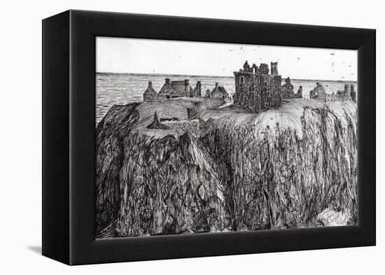 Dunottar Castle, 2007-Vincent Alexander Booth-Framed Premier Image Canvas