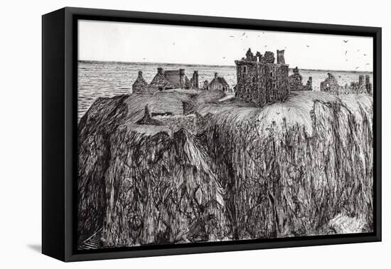 Dunottar Castle, 2007-Vincent Alexander Booth-Framed Premier Image Canvas