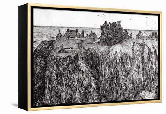 Dunottar Castle, 2007-Vincent Alexander Booth-Framed Premier Image Canvas