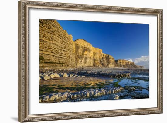 Dunraven Bay, Southerdown, Vale of Glamorgan, Wales, United Kingdom, Europe-Billy Stock-Framed Photographic Print