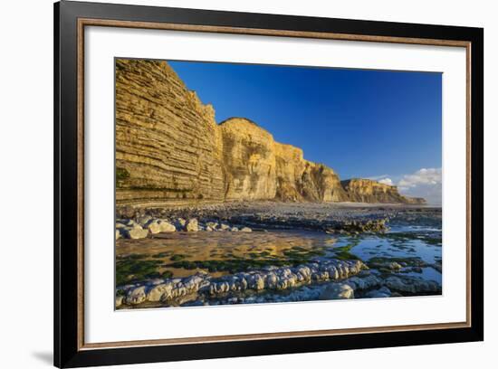 Dunraven Bay, Southerdown, Vale of Glamorgan, Wales, United Kingdom, Europe-Billy Stock-Framed Photographic Print