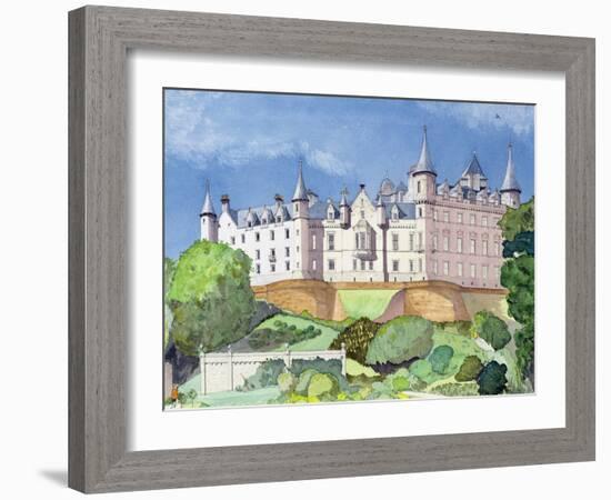 Dunrobin Castle, 1996-David Herbert-Framed Giclee Print