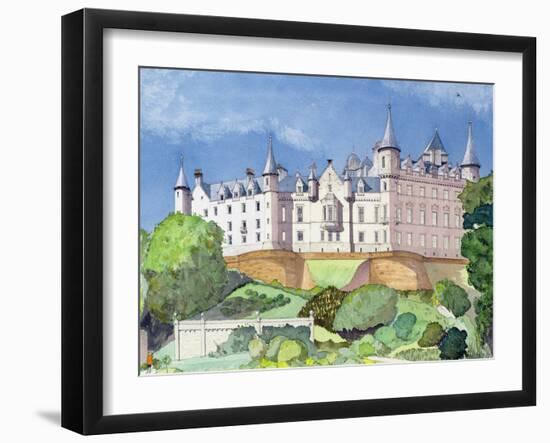 Dunrobin Castle, 1996-David Herbert-Framed Giclee Print