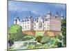 Dunrobin Castle, 1996-David Herbert-Mounted Giclee Print