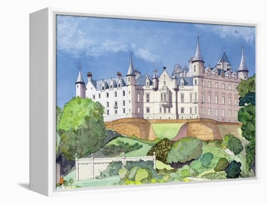 Dunrobin Castle, 1996-David Herbert-Framed Premier Image Canvas