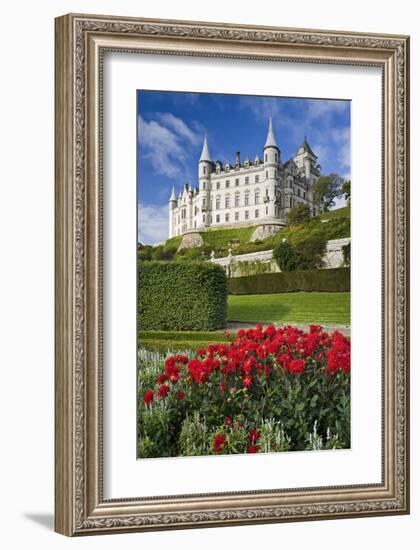 Dunrobin Castle near Golspie, Sutherland, Highland Region, Scotland, Great Britain-null-Framed Art Print