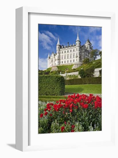 Dunrobin Castle near Golspie, Sutherland, Highland Region, Scotland, Great Britain-null-Framed Art Print