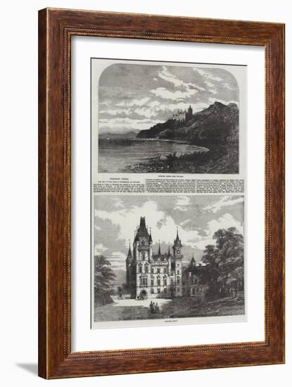 Dunrobin Castle, the Seat of the Duke of Sutherland, in Scotland-Samuel Read-Framed Giclee Print