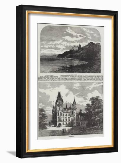 Dunrobin Castle, the Seat of the Duke of Sutherland, in Scotland-Samuel Read-Framed Giclee Print