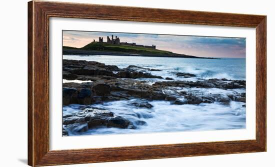 Dunstanburgh Castle, Northumberland, England, United Kingdom, Europe-John Alexander-Framed Photographic Print