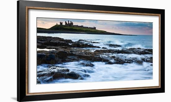 Dunstanburgh Castle, Northumberland, England, United Kingdom, Europe-John Alexander-Framed Photographic Print